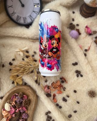 Termoplechovky Mickey mouse!😍 • víčko se zabudovaným brčkem • víčko na závit Termoska je na teplé nápoje, jejíž teplotu...